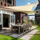 Solseil Skygge Trekant 5.0x5.0x7.1m Antrasitt Coolfit thumbnail