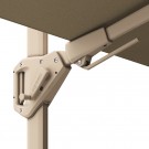 Parasoll Challenger T² Premium Rektangel B260xL350cm Champagne - Stolpe Sandstone thumbnail