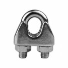 Vajerklemme Vajerlås 4mm rustfritt stål DIN741 thumbnail