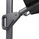 Parasoll Nexus T² Premium Firkantet 300x300cm Faded Black - Stolpe Antrasitt thumbnail