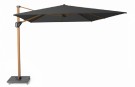 Parasoll Challenger T¹ Premium Rektangel B400xL300cm Faded Black - Stolpe Teak Look thumbnail