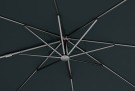 Parasoll Nexus T² Premium Firkantet 300x300cm Faded Black - Stolpe Antrasitt thumbnail