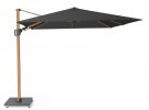 Parasoll Challenger T² Premium Firkantet 300x300cm Faded Black - Stolpe Teak Look thumbnail