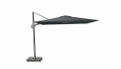 Parasoll Nexus T² Premium Firkantet 300x300cm Faded Black - Stolpe Antrasitt thumbnail