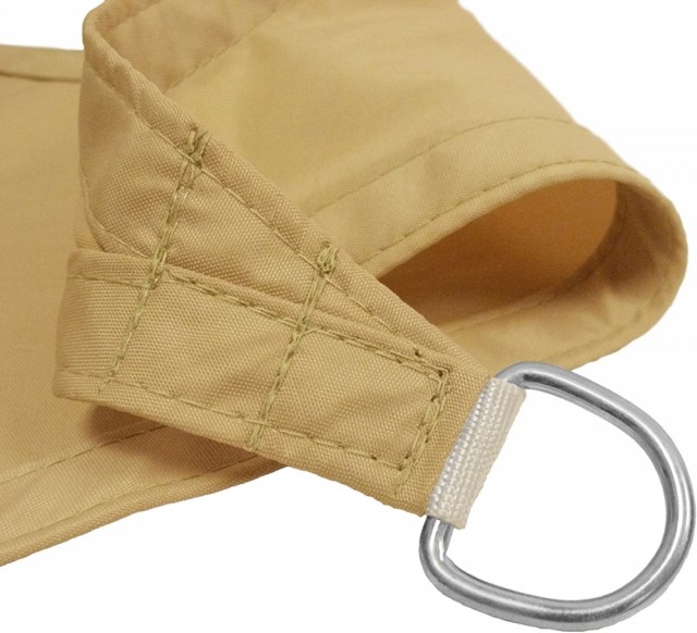 Rustfri D-ring i hvert hjørne