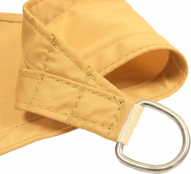 Rustfri D-ring i hvert hjørne