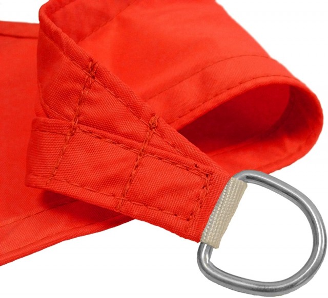 Rustfri D-ring i hvert hjørne