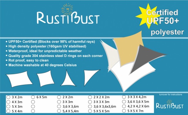 UV-bestandig. Men mørke farger vil blekes over tid.